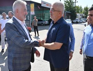 Başkan Başdeğirmen yeni Sanayi Sitesi’nde