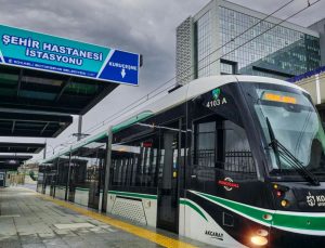 Kocaeli Şehir Hastanesi tramvay hattı rekor kırdı