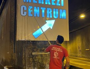 Kocaeli'de SEKA tüneline A Takımı dokunuşu