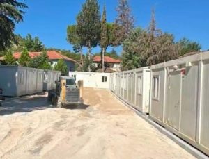 Sındırgı'da Konteyner Kent Kuruluyor