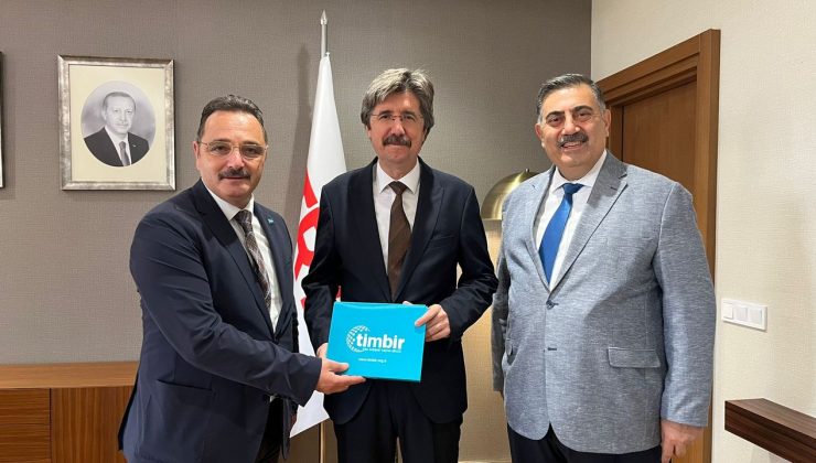 TİMBİR'den TRT Yönetim Kurulu Başkanı Prof. Dr. Ferudun Yılmaz'a ziyaret