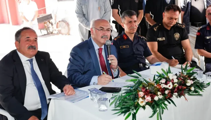 Vali Köşger, Dağlıoğlu Mahallesi’nde vatandaşlarla buluştu