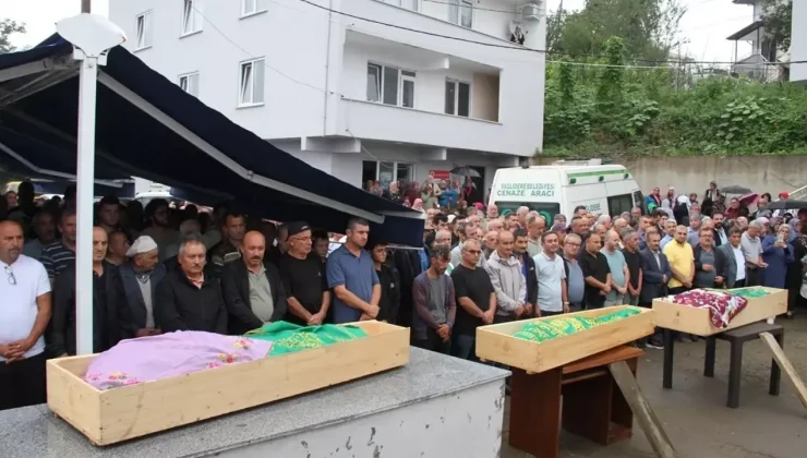 Gurbetçi aileden 3 kişi gözyaşları ile toprağa verildi