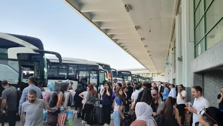 15 Temmuz Demokrasi Otogarı'nda okula dönüş yoğunluğu