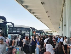 15 Temmuz Demokrasi Otogarı'nda okula dönüş yoğunluğu