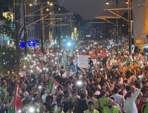 Yüz binler İstanbul’da Gazze için yürüdü