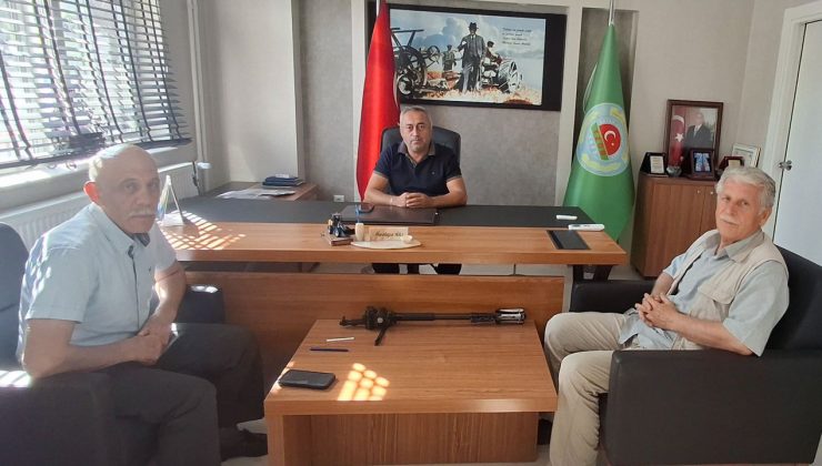 DP Beypazarı İlçe Başkanı Enver Atak’tan Ziraat Odası’na ziyaret