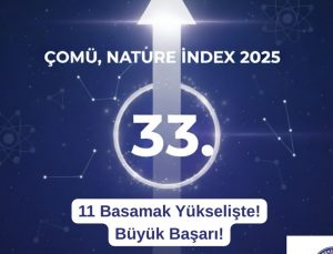 ÇOMÜ, Nature Index 2025 Research Leaders listesinde 33. sırada