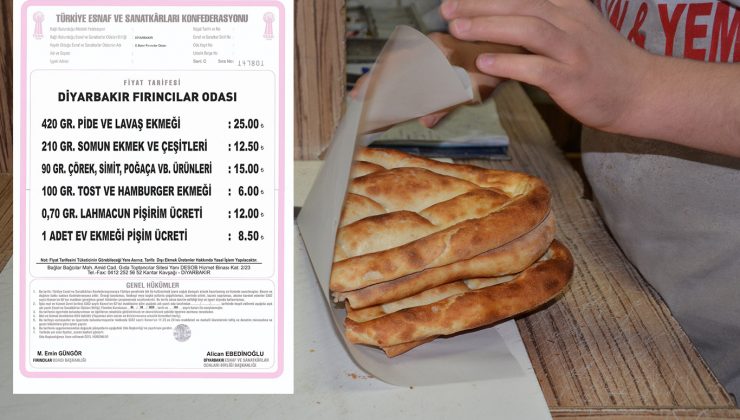 Diyarbakır’da Ekmeğe Büyük Zam!