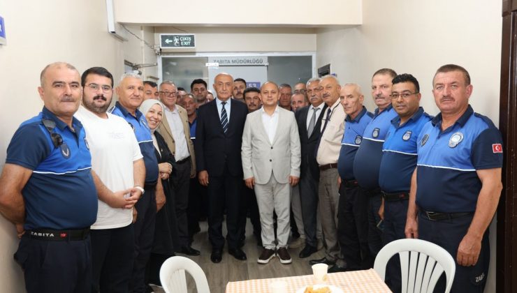 Başkan Ahmet Önal, zabıta haftası’nı kutladı