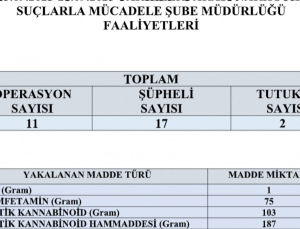 Ordu’da madde operasyonları: Çok sayıda gözaltı ve tutuklama