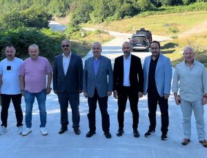 Ali Temür yayla grup yollarını yerinde inceledi