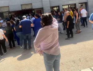 Balcalı hastanesi çalışanları İş bıraktı