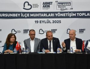 Balıkesir Büyükşehir Dursunbey’de muhtarlarla buluştu