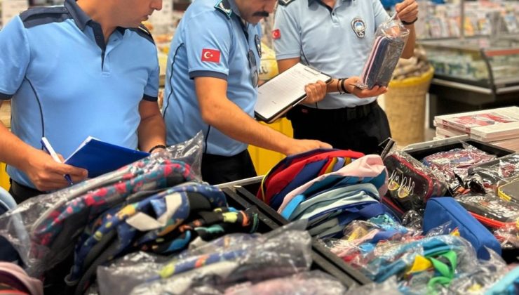 Zabıtadan yeni eğitim öğretim yılı öncesi sıkı denetim