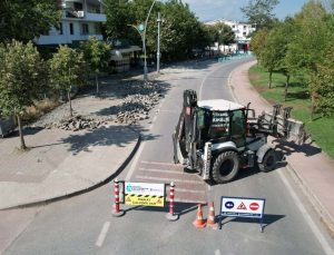 Başiskele sahilinde üstyapı sil baştan