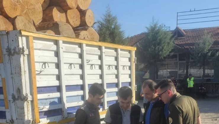 Beypazarı Orman İşletme Müdürlüğü’nden tomruk taşımacılığına mobil denetim