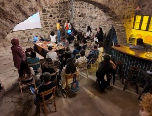 Avrupa Miras Gönüllüleri'nin ilk Türkiye projesi Mudurnu'da gerçekleştirildi