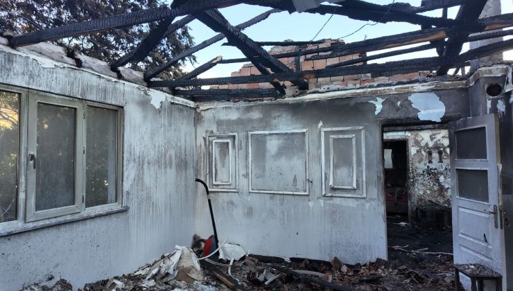 Kocaeli Büyükşehir’den evi yanan vatandaşa yardım eli