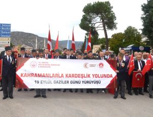 19 Eylül Gaziler Günü Amasya’da törenle kutlandı