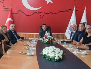 AK Parti Milletvekili Ayhan Gider, Bayramiç Tarım ve Teknoloji Fuarı sonrası KATSO ile bir araya geldi