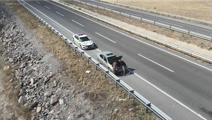 Kars’ta drone destekli trafik denetiminde ehliyetsiz sürücü yakalandı