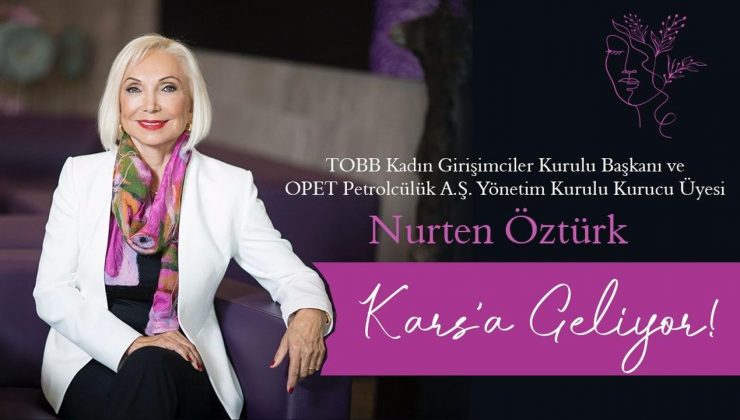 Nurten Öztürk "Serhat'ta İz Bırakanlar" programı için Kars'a geliyor