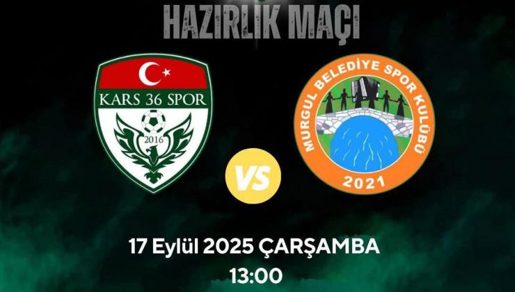 Kars 36 Spor'dan hazırlık maçı daveti