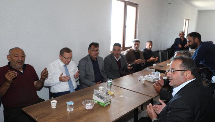 Vali Ziya Polat’tan Mehmet Nuri Kişli'ye taziye ziyareti