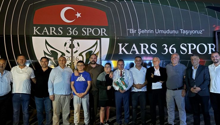 Kars36 Spor’a yeni takım otobüsü