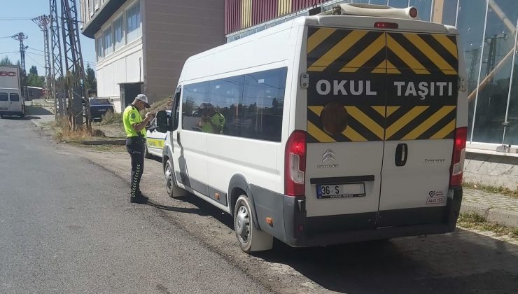 Kars’ta Okul Servislerine Sıkı Denetim: Öğrenci Güvenliği Ön Planda