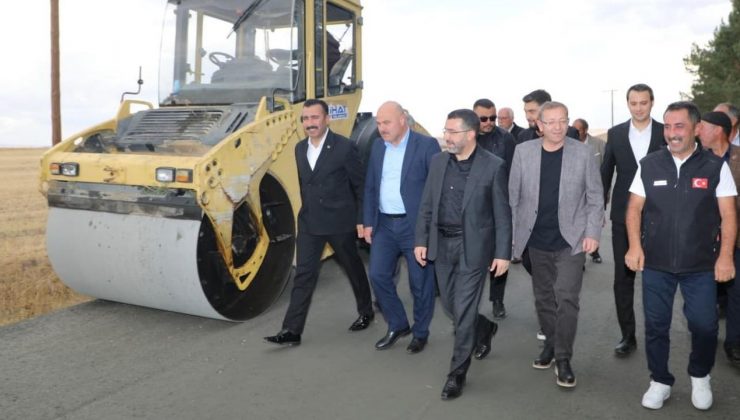 Vali Ziya Polat ve Milletvekili Adem Çalkın, Grup Köy Yolu çalışmalarını yerinde inceledi