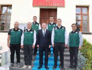 Kars Valisi Ziya Polat, DSİ Heyetini Kabul Etti
