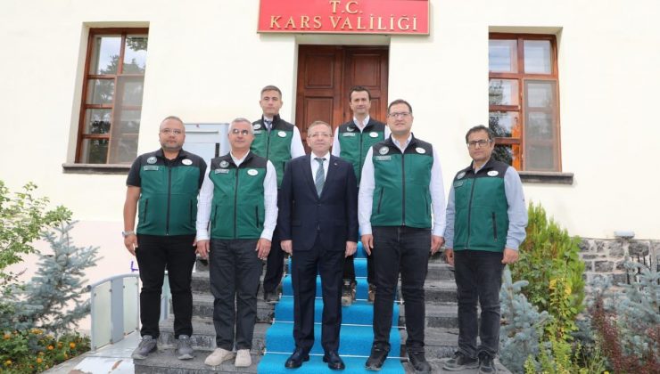 Kars Valisi Ziya Polat, DSİ Heyetini Kabul Etti