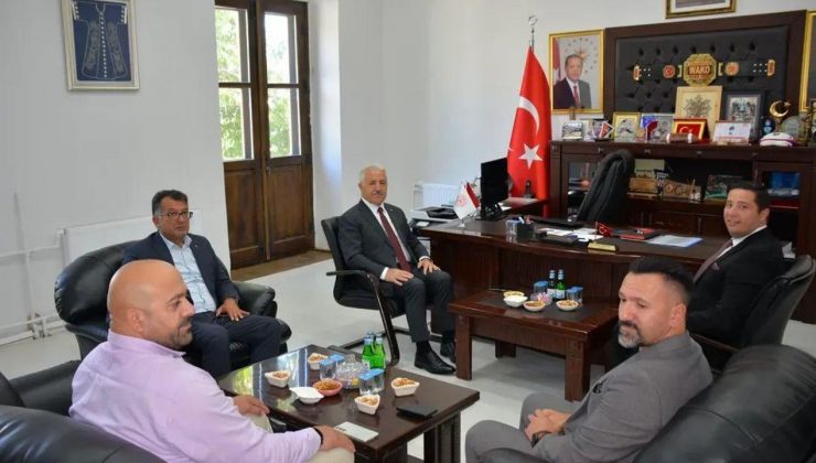 Ahmet Arslan’dan Gençlik ve Spor İl Müdürü Mehmet Başköylü’ye ziyaret
