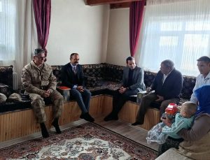 Kaymakam Mehmet Ali Semiz’den şehit aileleri ve gazilere ziyaret