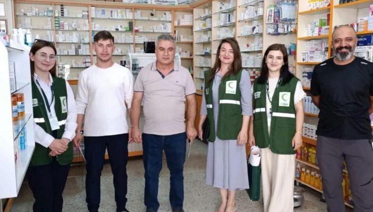 Selim’de Yeşilay’dan eczanelere bağımsızlık seferberliği kapsamında bilgilendirme