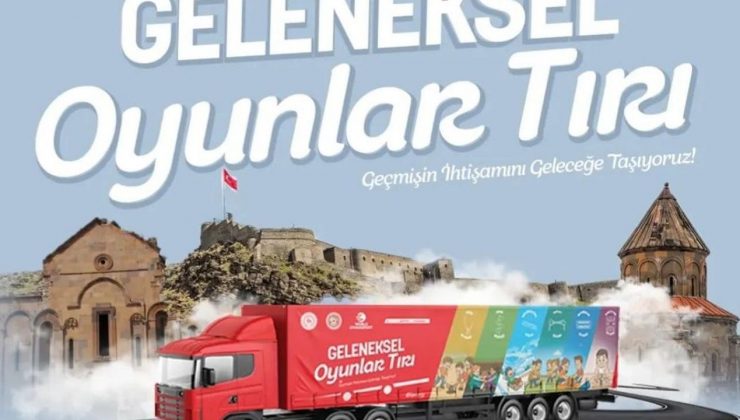 Geleneksel Oyunlar Tırı Kars’ta Çocuklarla Buluşuyor!