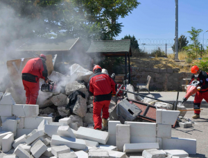 Ankara zabıtası arama kurtarma ekibi göreve başladı