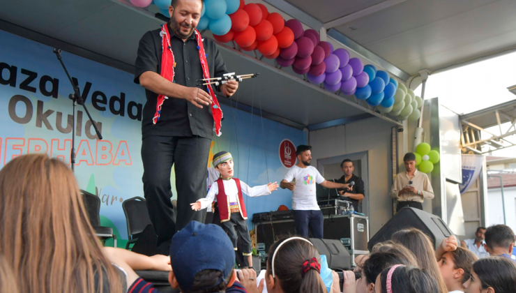Çocuklar "yaza veda, okula merhaba, şenliğinde buluştu