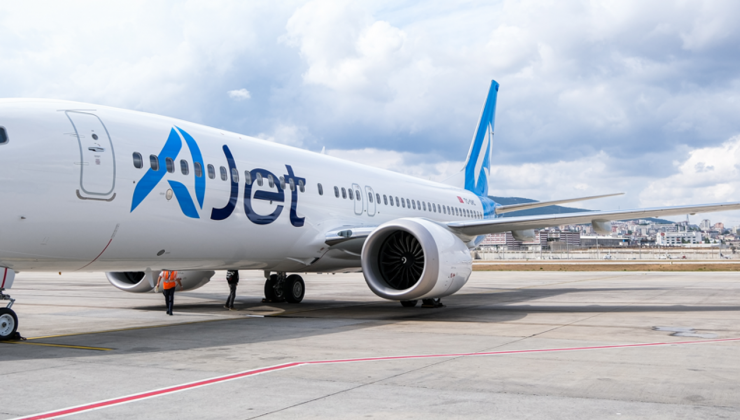 AJet’in dördüncü Boeing 737-8 MAX uçağı İstanbul’a geldi