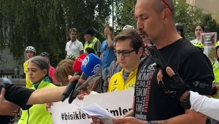 Ankara’da bisikletçilerden “Artık Yeter” çığlığı