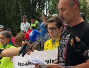 Ankara’da bisikletçilerden “Artık Yeter” çığlığı