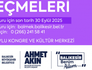 Balıkesir Büyükşehir Belediye Koroları yeni yeteneklerini arıyor