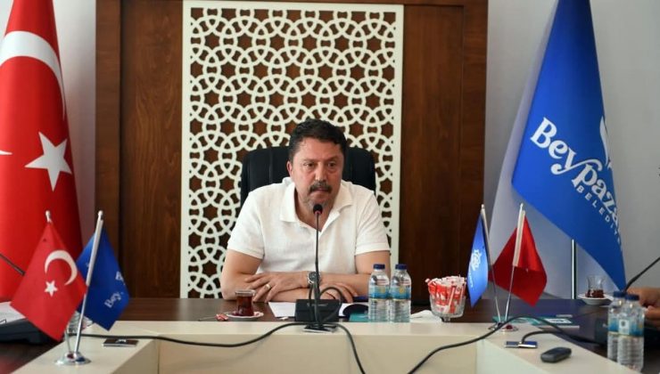 Beypazarı belediyesi eylül ayı olağan toplatışını yaptı