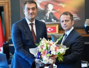 Belediye Başkanı Fuat Köse'den yeni Emniyet Müdürü Ferhat Aktaş'a ziyaret