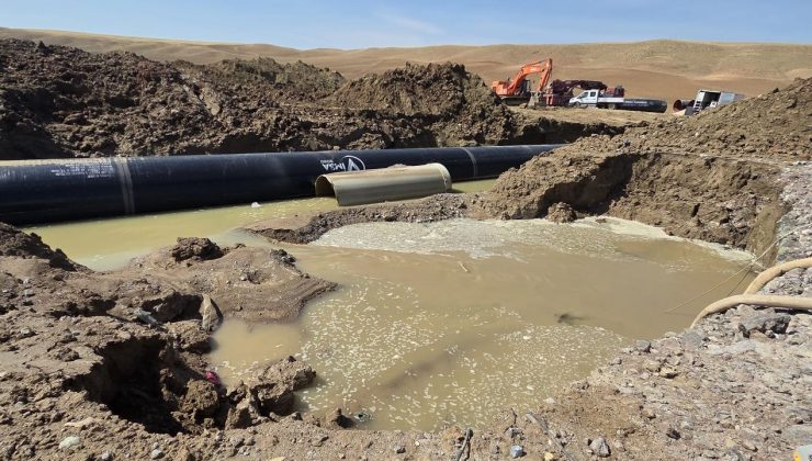 Kesikköprü hattındaki boru patlaması su kesintisine neden olabilir