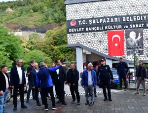 Trabzon Valisi Yıldırım Şalpazarı Sel Bölgesinde