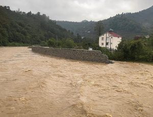 Giresun'da üç ilçe aşırı yağıştan etkilendi