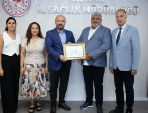 Halil Nacar’dan teşekkür belgesi